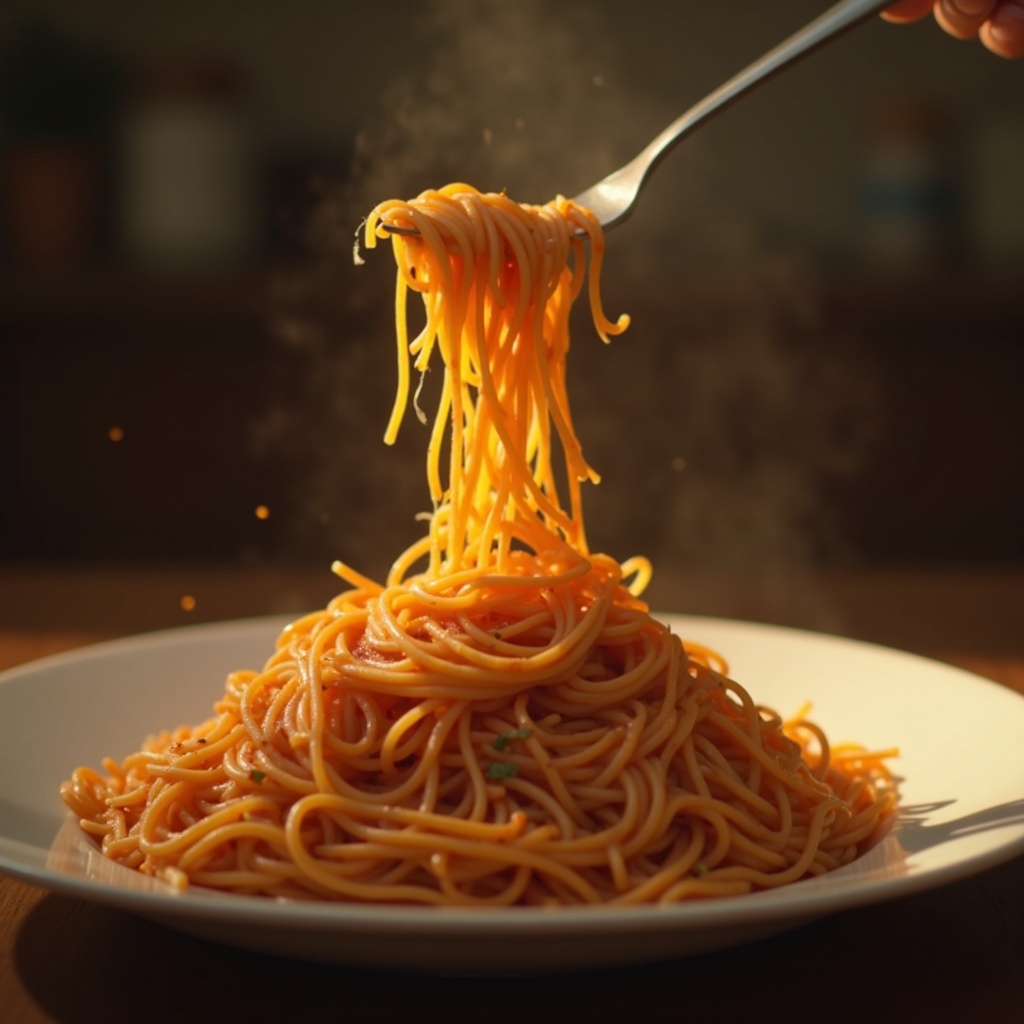 Recycled Spaghetti Surprise